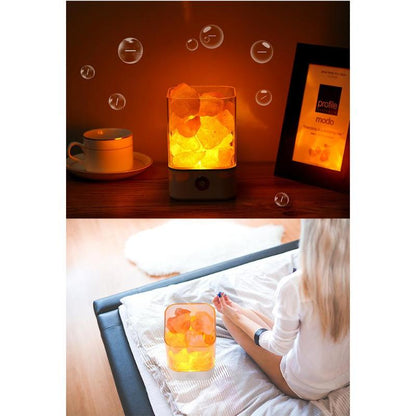 Portable USB Crystal Salt Lamp Air Purifier