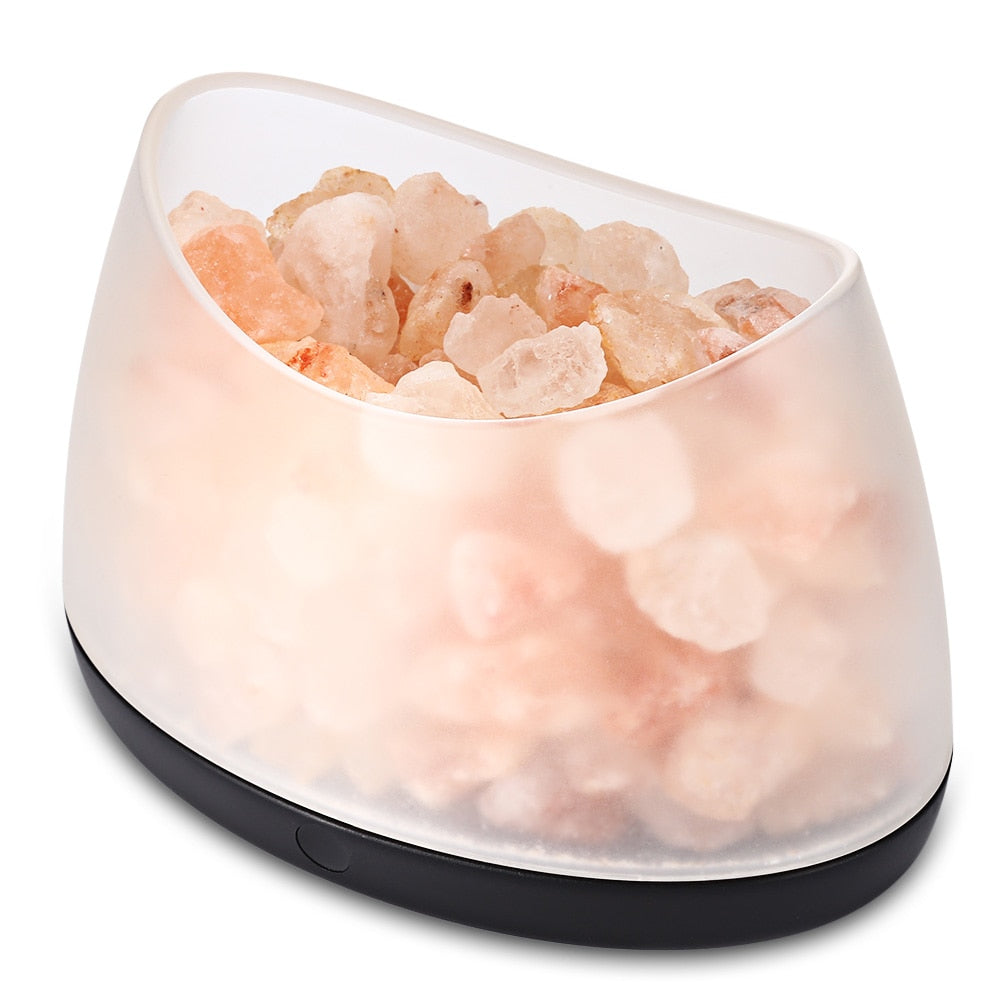 Natural Light Himalayan Salt Basket Lamp