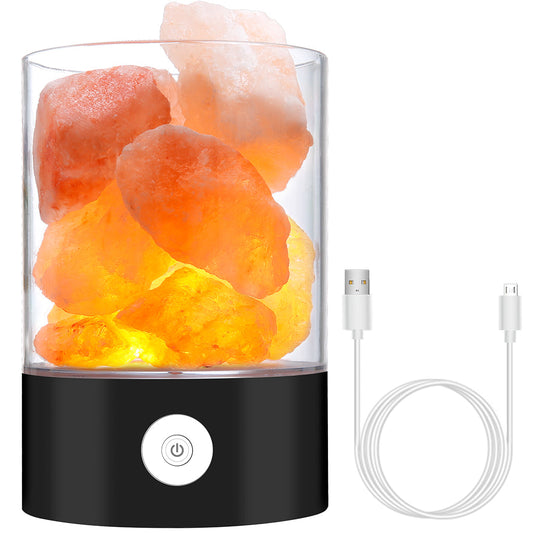 Himalayan Salt Desk Lamp & Air Purifier White