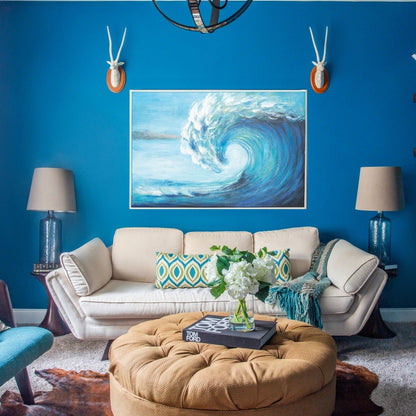 Island Wave Oil Painting