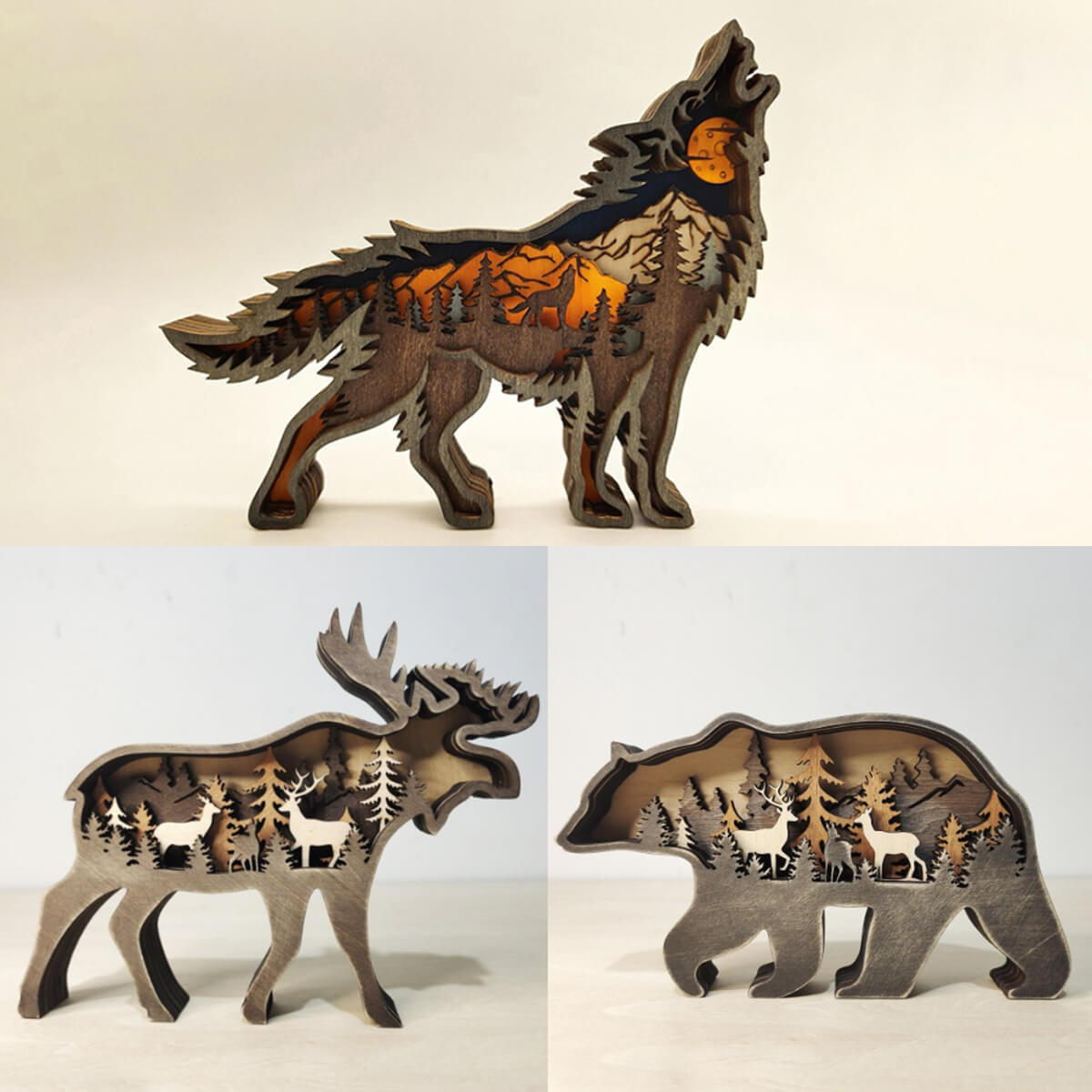 Rustic Mountain Animal Decor