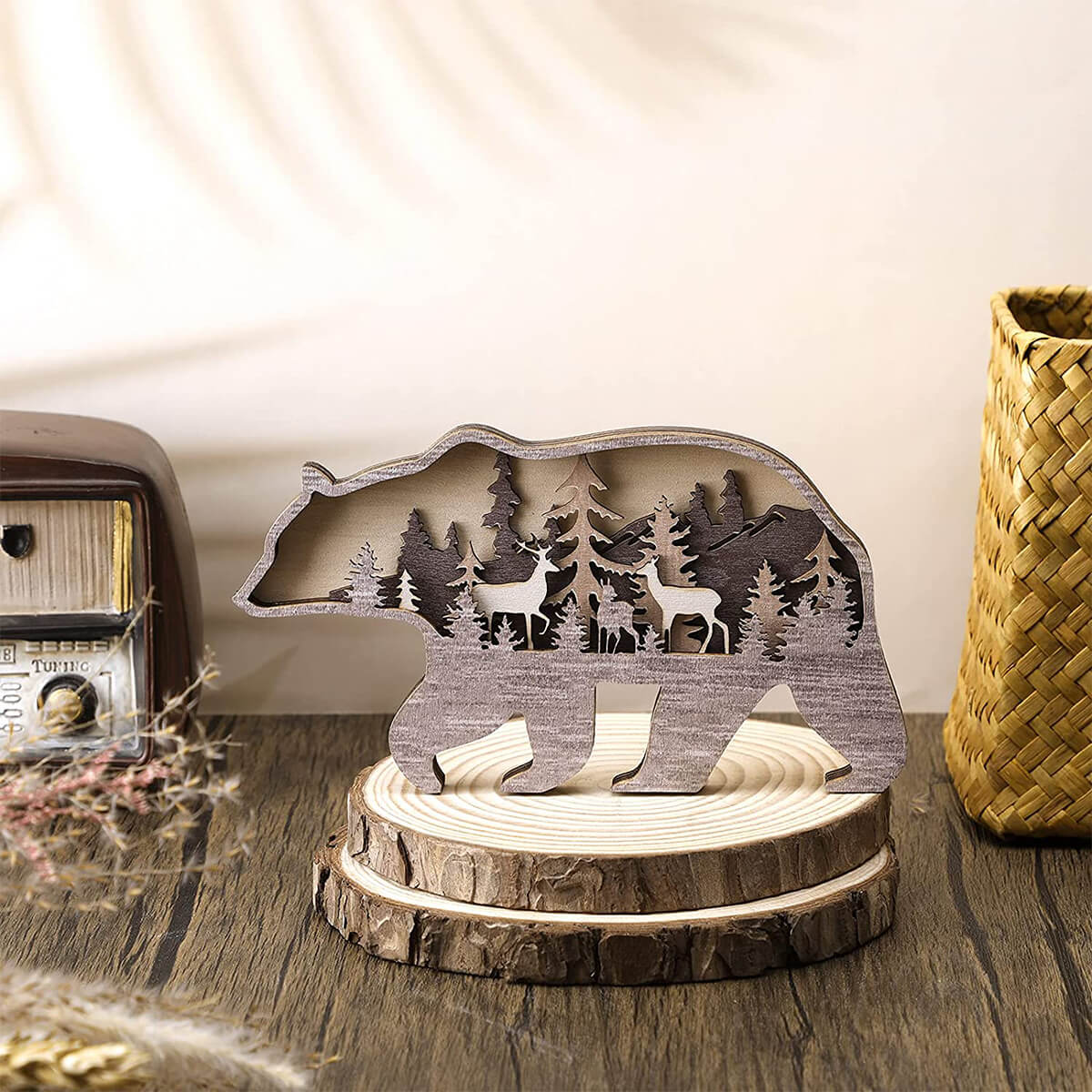 Rustic Mountain Animal Decor