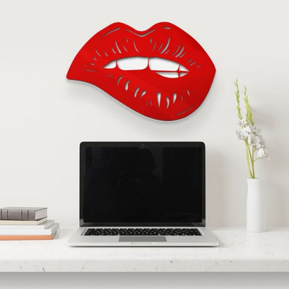 Sexy Lips Metal Wall Art