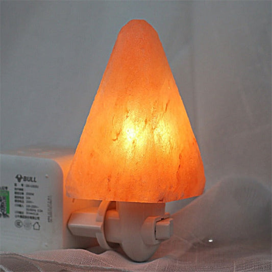 Tringle Shape Himalayan salt night light wall lamp