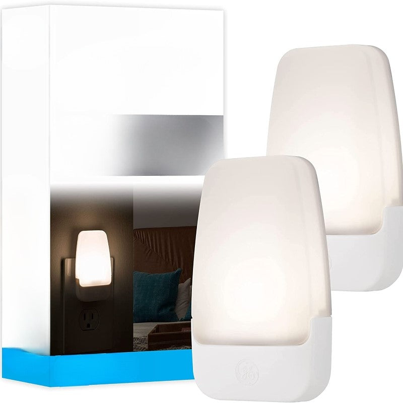 LED Night Light, Plug-in, Dusk to Dawn Sensor, Warm White, UL-Certified, Energy Efficient, Ideal Nightlight For Bedroom, Bathroom, Nursery, Hallway, Kitchen