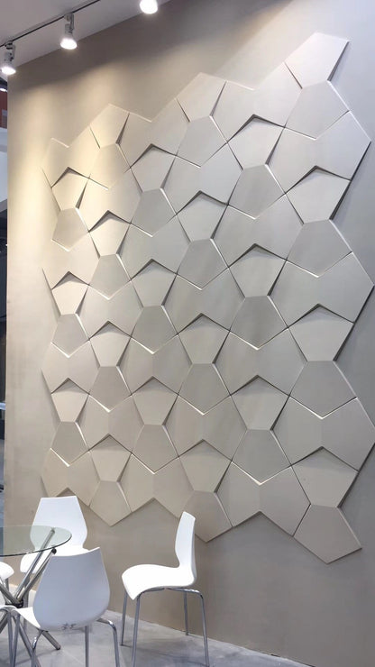 Bowtie Geometric 3D Wall Panel