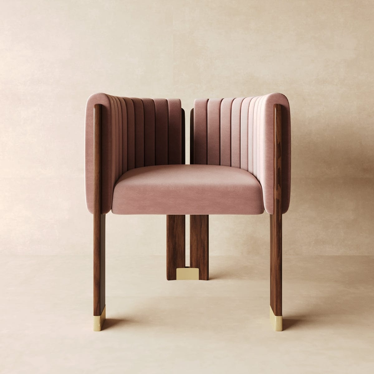 Suede Restaurant Lounge Dining Chair