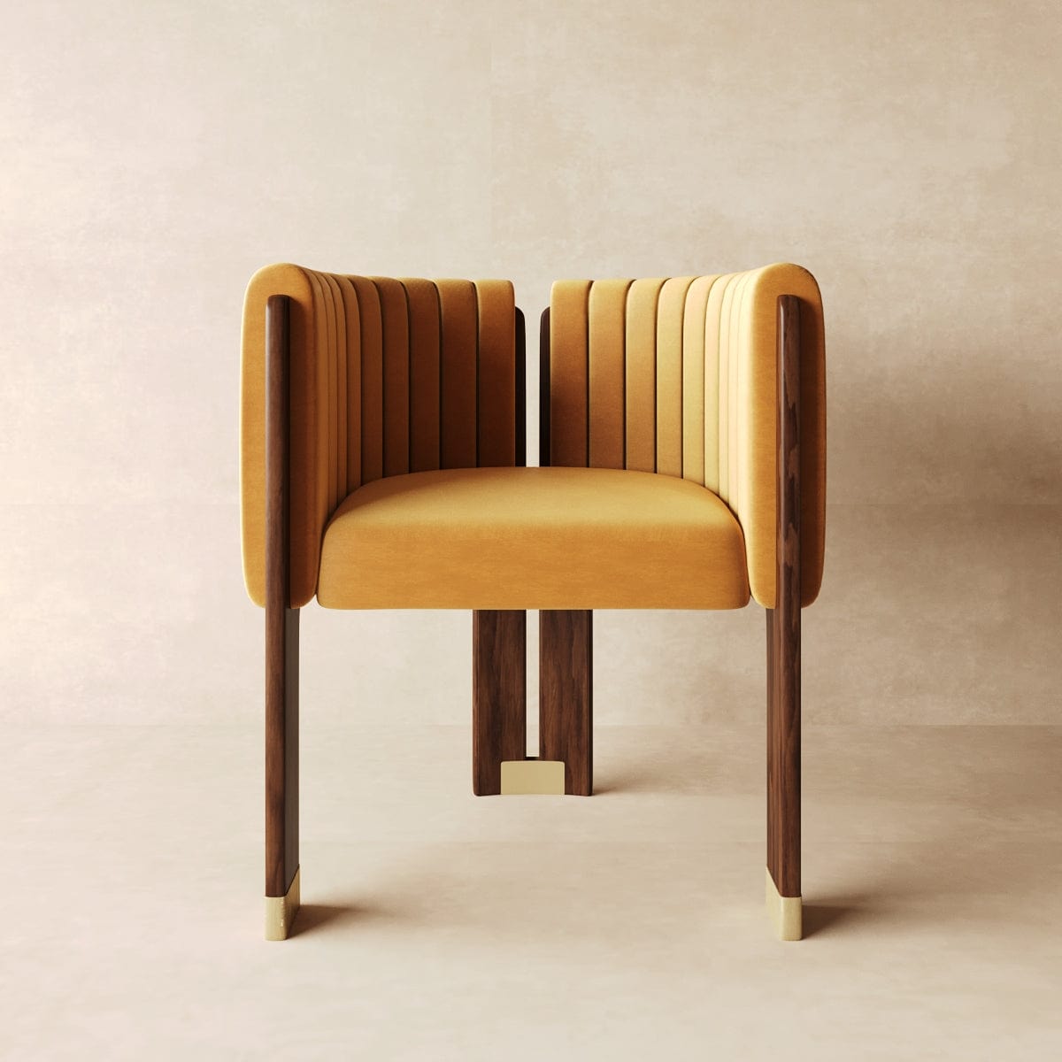 Suede Restaurant Lounge Dining Chair