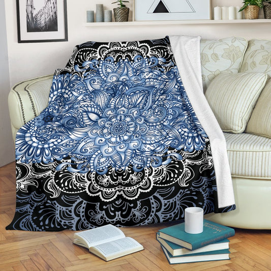 BUTTERFLY MANDALA PEMIUM BLANKET