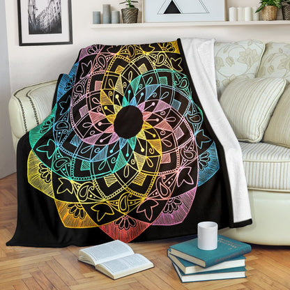 COLORFUL MANDALA 5 PREMIUM BLANKET