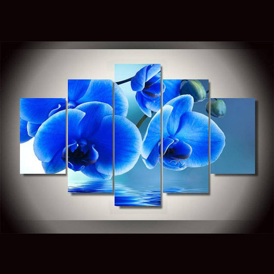 BLUE FLOWER CANVAS