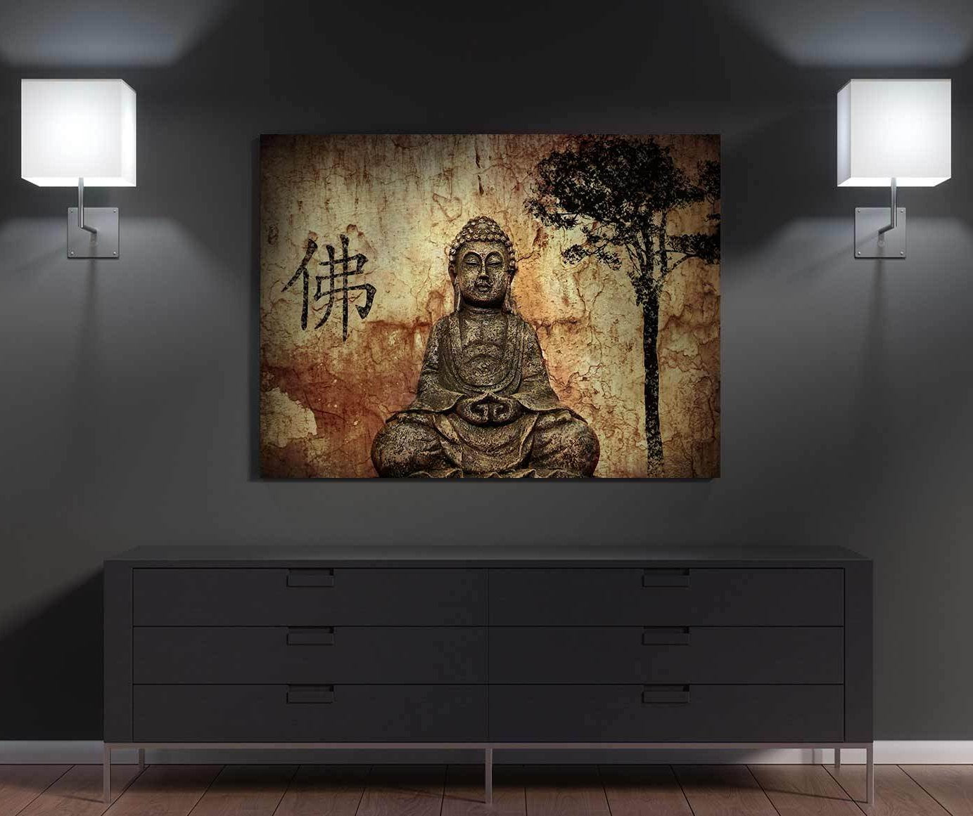 ZEN BUDDHA CANVAS WALL ART