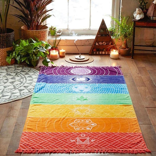 CHAKRA RAINBOW TAPESTRY