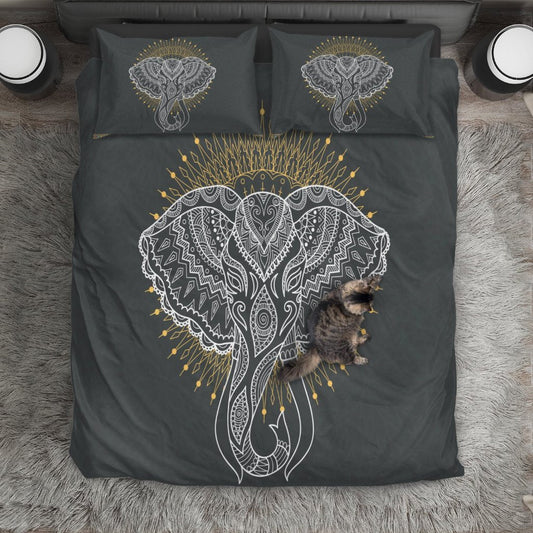 ABSTRACT ELEPHANT BEDDING SET