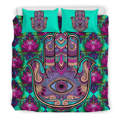 HAMSA LOTUS BEDDING SET