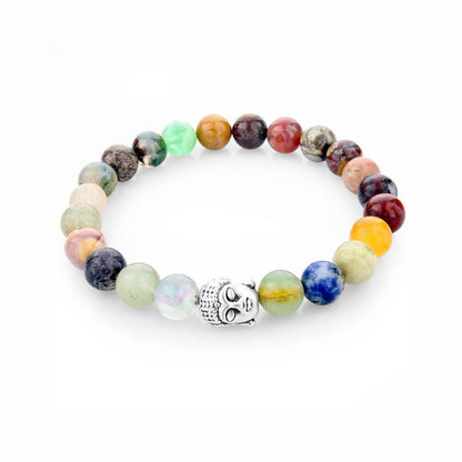 MULTICOLOR NATURAL STONE BRACELET