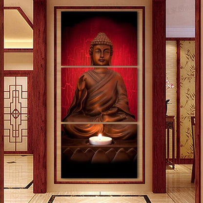 CANDLELIGHT BUDDHA CANVAS