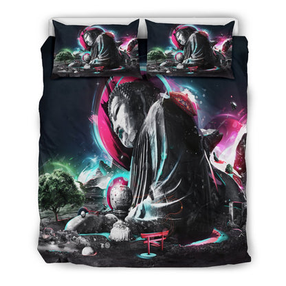 BUDDHA POP ART BEDDING SET