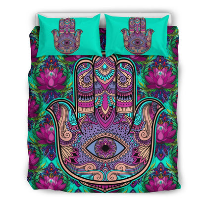 HAMSA LOTUS BEDDING SET