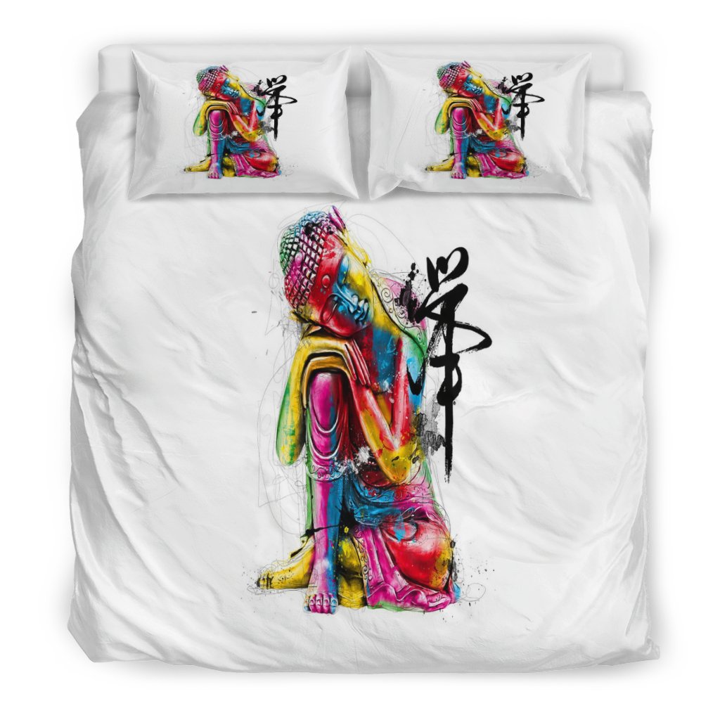 ABSTRACT BUDDHA BEDDING SET