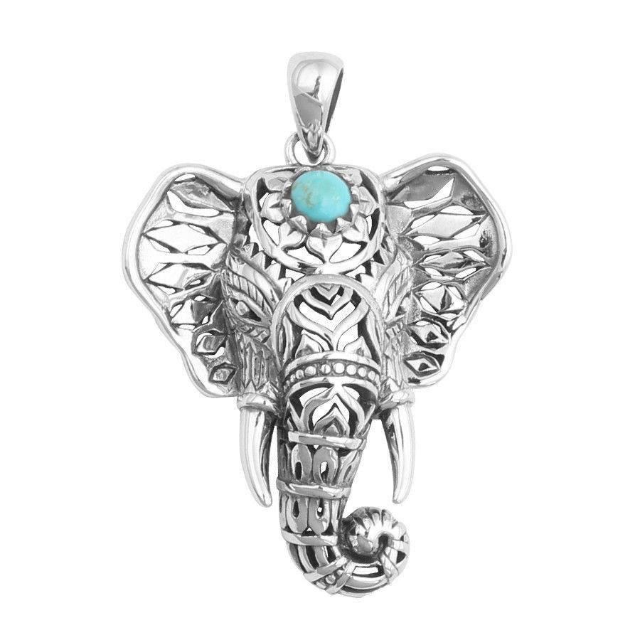 TURQUOISE GANESH NECKLACE