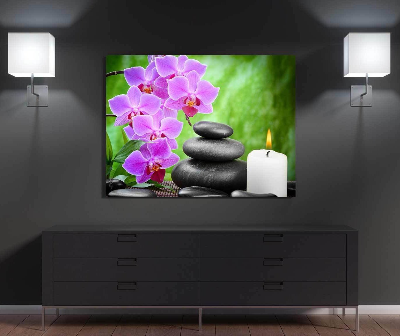 CALM SETTINGS CANVAS WALL ART