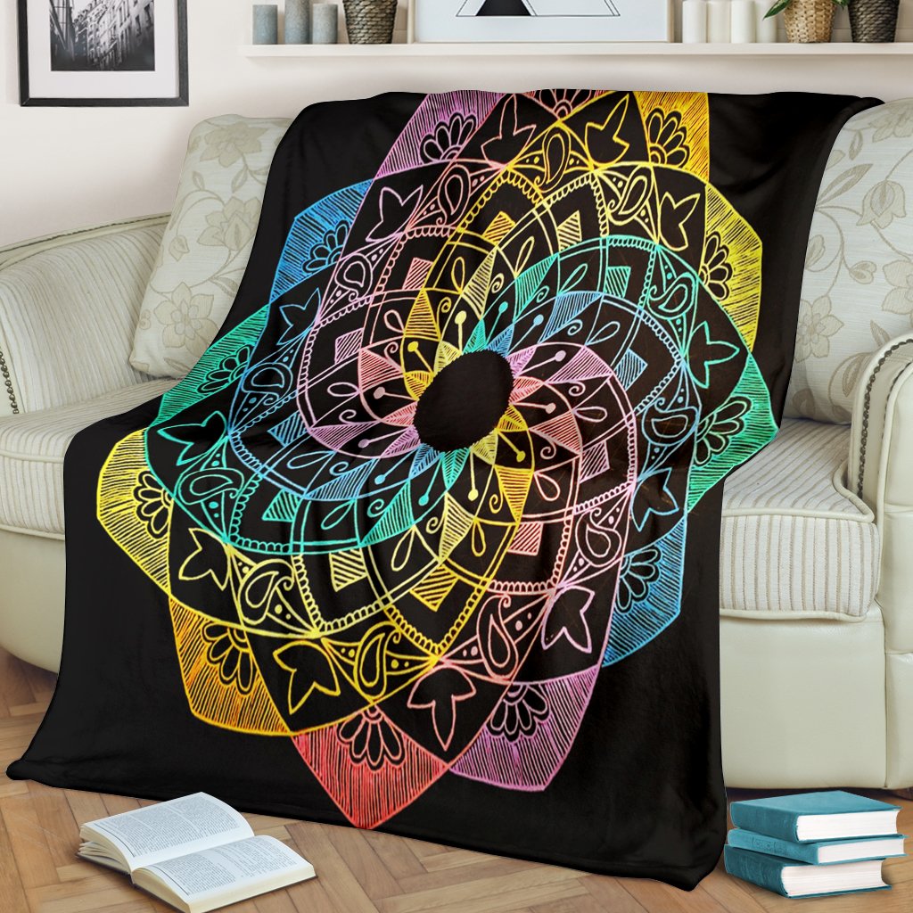 COLORFUL MANDALA 5 PREMIUM BLANKET