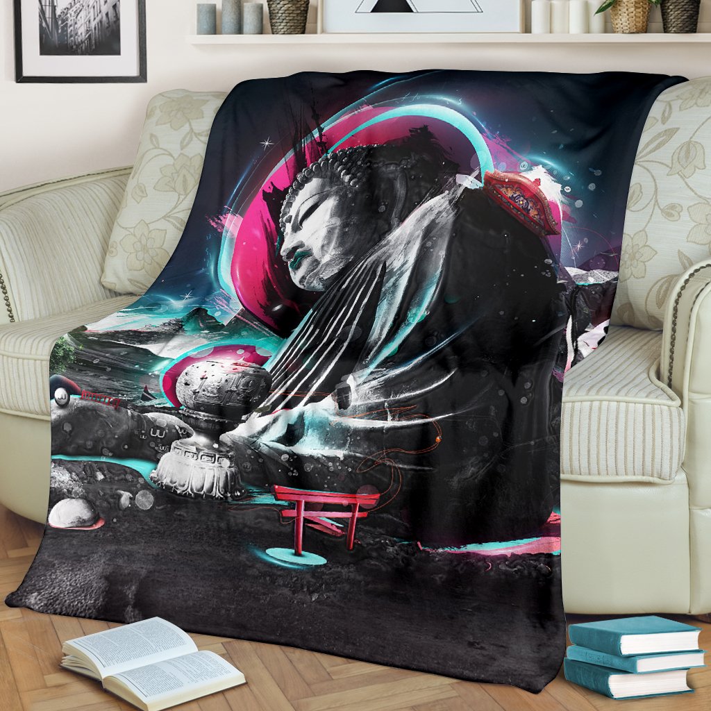 BUDDHA POP ART PREMIUM BLANKET