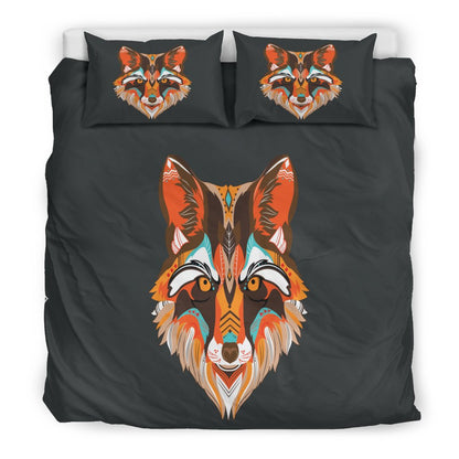 ABSTRACT WOLF BEDDING SET