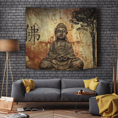 ZEN BUDDHA TAPESTRY