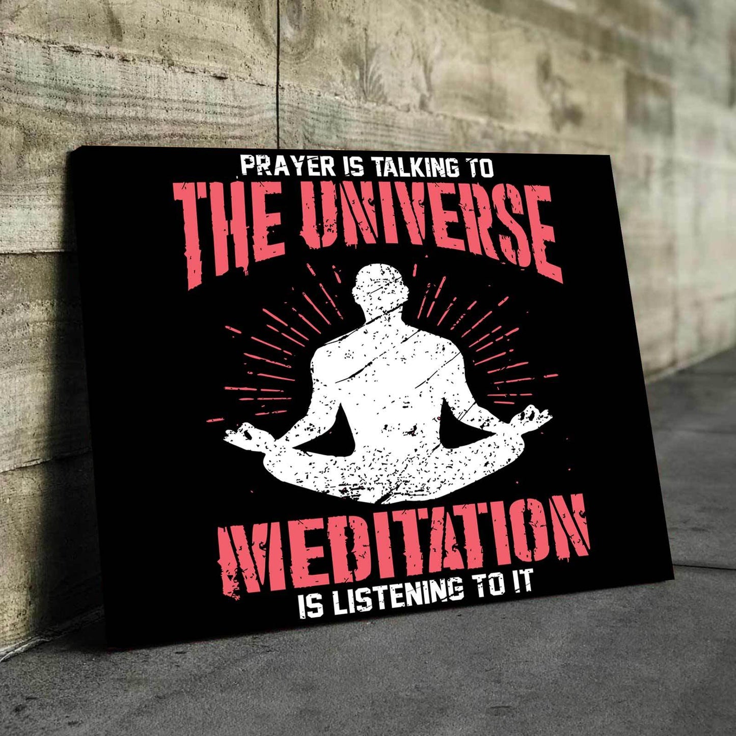 UNIVERSE & MEDITATION CANVAS WALL ART