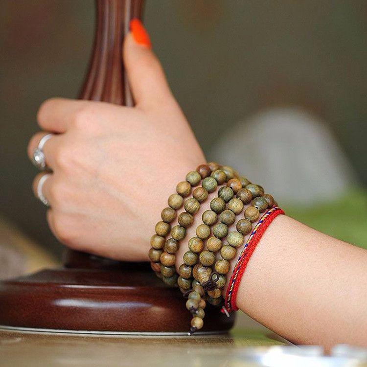 SANDALWOOD MALA BRACELET/NECKLACE