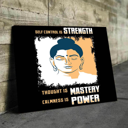 STRENGTH, MASTERY, POWER CANVAS WALL ART