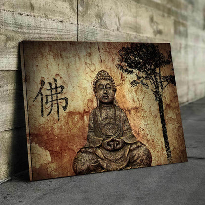 ZEN BUDDHA CANVAS WALL ART