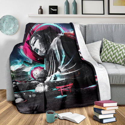 BUDDHA POP ART PREMIUM BLANKET