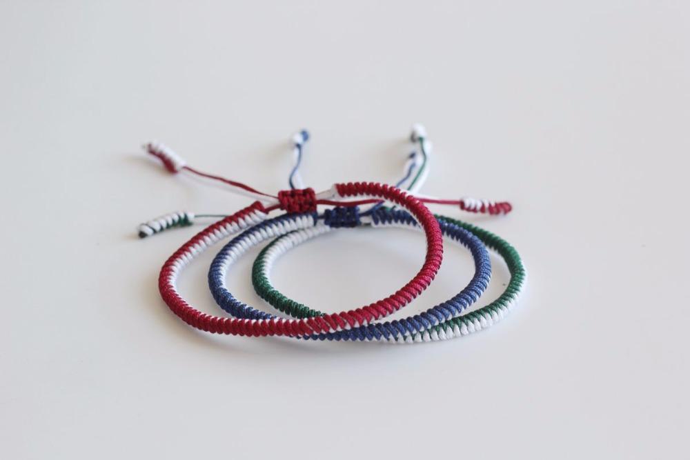 TIBETAN HANDMADE KNOTS LUCKY ROPE BRACELET