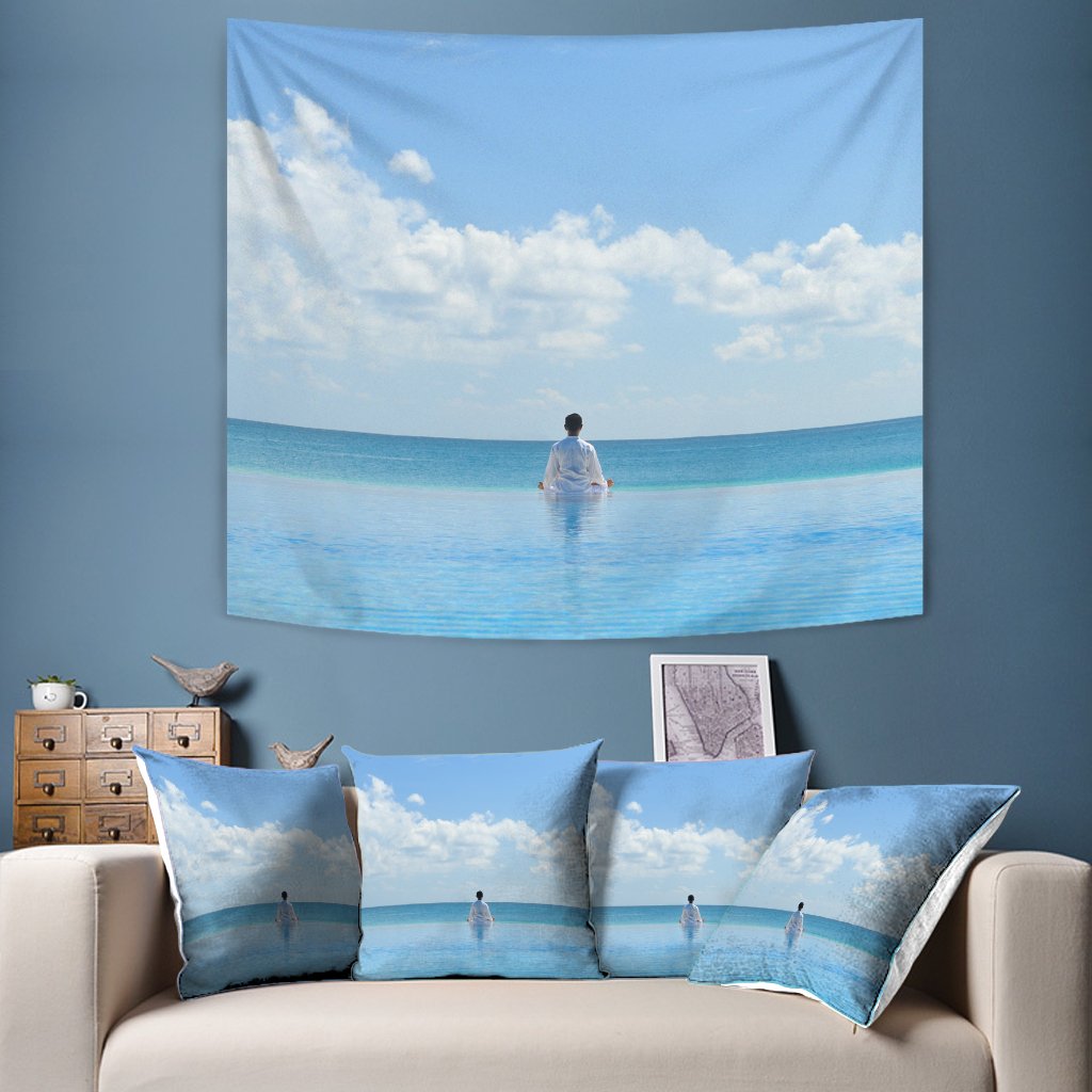 PEACEFUL MEDITATION TAPESTRY