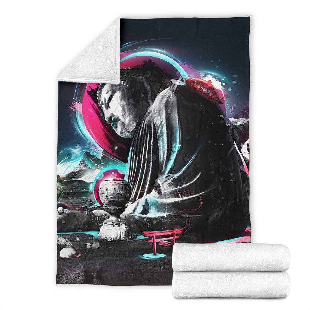 BUDDHA POP ART PREMIUM BLANKET