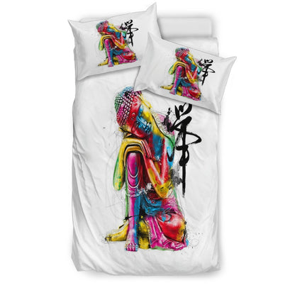 ABSTRACT BUDDHA BEDDING SET