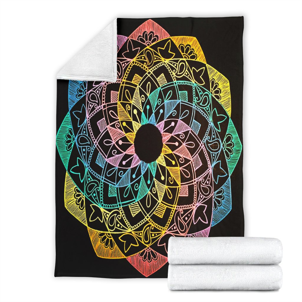 COLORFUL MANDALA 5 PREMIUM BLANKET