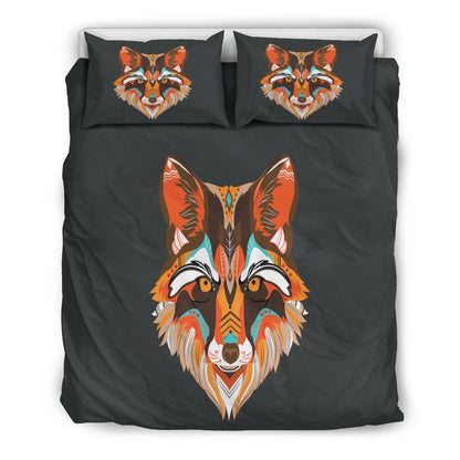 ABSTRACT WOLF BEDDING SET