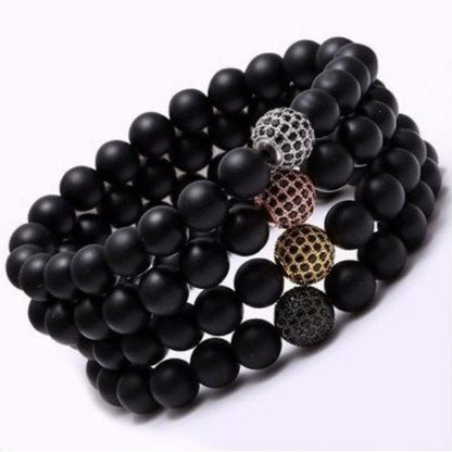 NATURE STONE BEADS BRACELETS. 5 OPTIONS