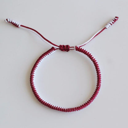 TIBETAN HANDMADE KNOTS LUCKY ROPE BRACELET