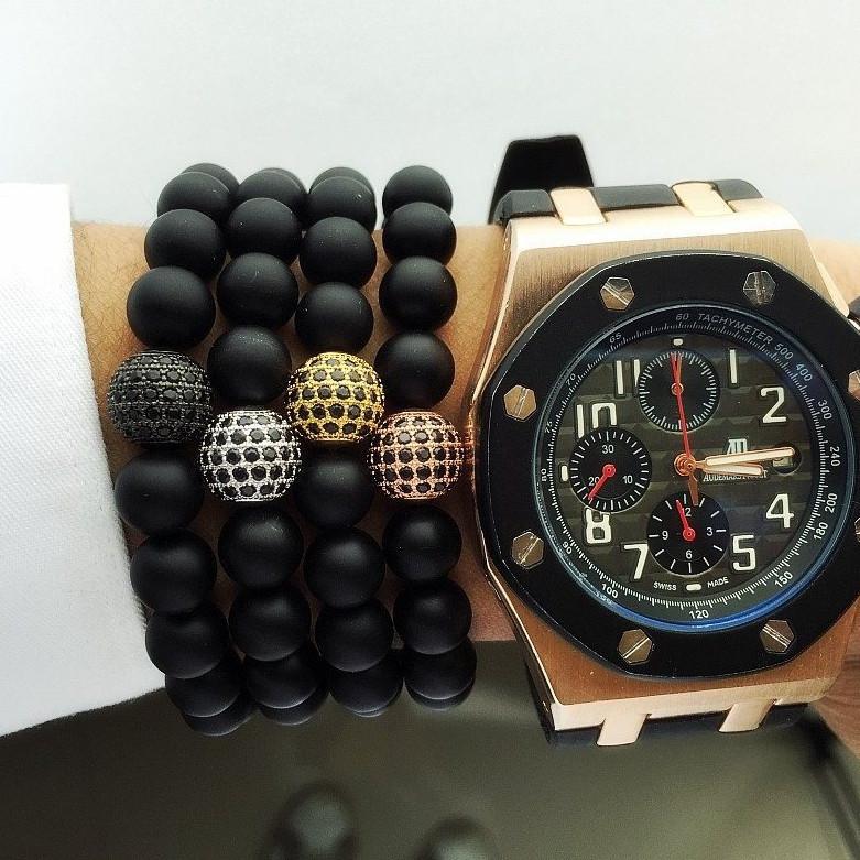 NATURE STONE BEADS BRACELETS. 5 OPTIONS