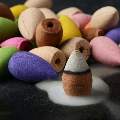 Mesmerizing Backflow Incense Cones (50 Assorted Pieces)