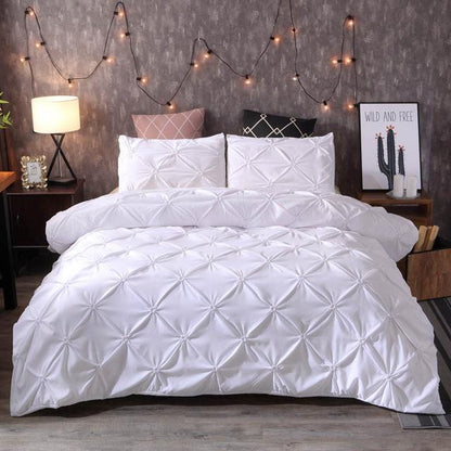 Pinch Pleat Duvet Cover Set