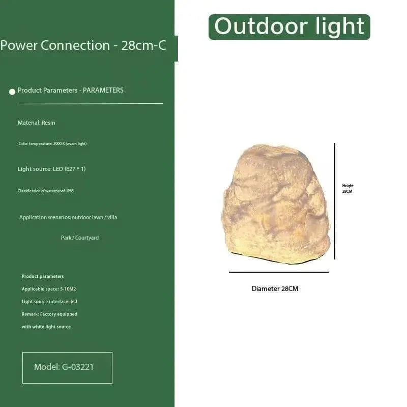 Garden Stone Outdoor Light