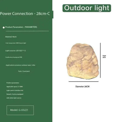 Garden Stone Outdoor Light