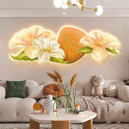 Flower Beau Art Deco Light