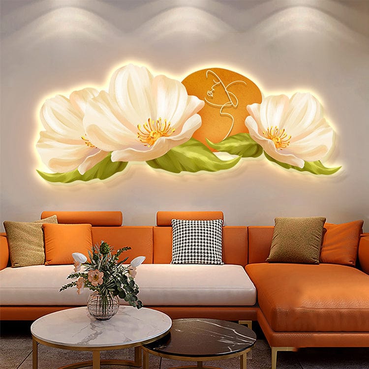 Flower Beau Art Deco Light